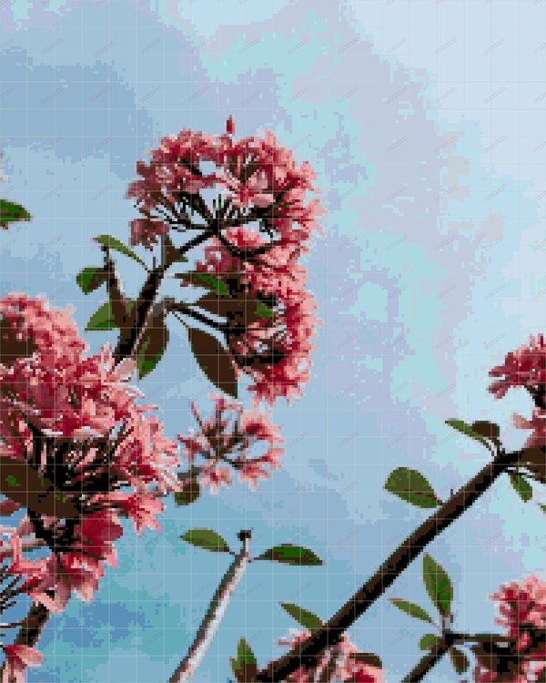 Cross-stitch pattern output